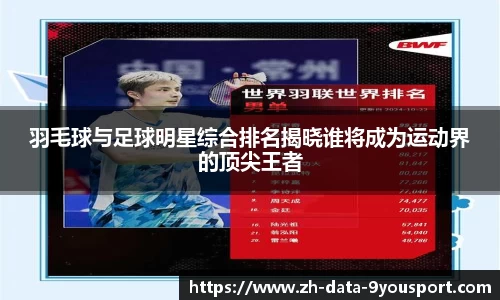 羽毛球与足球明星综合排名揭晓谁将成为运动界的顶尖王者